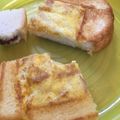 なっとりん's cooksnap of when they made 朝食にぴったり☆フライパンでホットサンド.