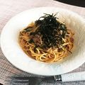 misatona's cooksnap of when they made 八丁味噌麻婆パスタ.