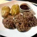 misatona's cooksnap of when they made レンジで作るハンバーグ.