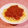 Richland☆Y's cooksnap of when they made ミートソーススパゲティー.