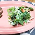 くま五郎's cooksnap of when they made 余ったら！？三つ葉とカニカマのサラダ！！.