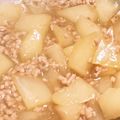 シブヤハル's cooksnap of when they made とろとろ簡単♡大根とひき肉の煮物.