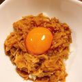 hiromioryo's cooksnap of when they made なめたけと玉ねぎの卵黄あえ.