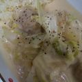 シノスケ's cooksnap of when they made 簡単★白菜と鳥むね肉のクリームシチュー風.
