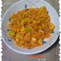 mituke's cooksnap of when they made キャベツの炒めご飯.