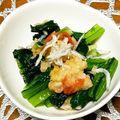 にきけん's cooksnap of when they made 小松菜の梅じゃこおろし和え。ヘルシー！.
