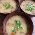 ultibro's cooksnap of when they made 大根おろし入り♤なめこ汁♤.