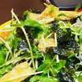 たらももん's cooksnap of when they made 豆苗と三つ葉のサラダ.