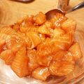おか～さん's cooksnap of when they made づけ…サーモン.