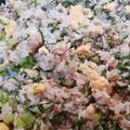 みーぱち's cooksnap of when they made くせになる～かぶ（大根）の葉のピラフ.