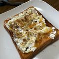 meggg＊'s cooksnap of when they made カッテージチーズ＆ジャムシナモントースト.