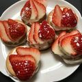 ひーちゃん食堂's cooksnap of when they made 苺デコのマシュマロサンドビスケット.