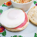 necoyan's cooksnap of when they made エッグマフィンの目玉焼き.