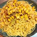 える°'s cooksnap of when they made ツナとコーンの簡単♪和風パスタ.