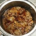 あっき〜ら's cooksnap of when they made 鶏レバーの生姜と玉ねぎたっぷり煮❀.