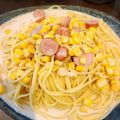 える°'s cooksnap of when they made めんつゆと牛乳で作る和風クリームパスタ.