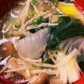 ぷりっこ警備会社's cooksnap of when they made ネギ塩春雨ワカメスープ.