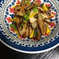 ルぴあ's cooksnap of when they made ごぼうのバルサミコソテー蓮根チップス添え.