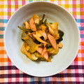 チェックのミニくま's cooksnap of when they made 野菜とソーセージのオーロラ炒め.