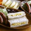 ガメコ's cooksnap of when they made 塩たまごサンド♡スクランブルエッグで時短.