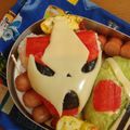 リスのしっぽ's cooksnap of when they made 幼稚園弁当☆仮面ライダーアクセル☆.