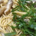 ぷうちゃんちゃん's cooksnap of when they made 豚肉と舞茸の中華風パスタ♪.