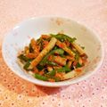 Richland☆Y's cooksnap of when they made レンジで簡単副菜♡ピーマンと竹輪きんぴら.