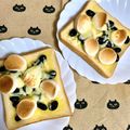 ふたごゆき's cooksnap of when they made 黒豆の甘煮＊マシュマロ＊チーズトースト.