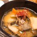 おじさんず◇キッチン's cooksnap of when they made ヒラタケ、人参、里芋の田舎風・味噌煮.