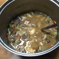 つ★けい's cooksnap of when they made 旨味たっぷり♪福島風具だくさん芋煮鍋.