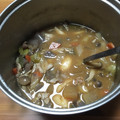 つ★けい's cooksnap of when they made 旨味たっぷり♪福島風具だくさん芋煮鍋.