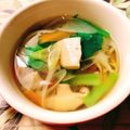 のんべぇヒロ's cooksnap of when they made 〖ヘルシー♬鶏ささみ肉と野菜のスープ〗.