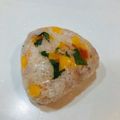 ゆにこーん☆'s cooksnap of when they made たくあんうめぼし大葉おにぎり.