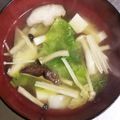 ムーミン☆ママ's cooksnap of when they made マイタケ･豆腐･なめこ･白菜の味噌汁★.