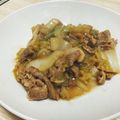 youkopi's cooksnap of when they made 簡単！豚バラ白菜の鶏ガラ醤油餡掛け.