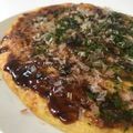 miyu☆happy's cooksnap of when they made もちとチーズ入り山芋鉄板焼.