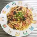 もぐ・ω・くま's cooksnap of when they made たっぷりきのことベーコンの和風パスタ.