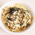 YUKAbuudaZ's cooksnap of when they made お茶漬けの素で和風クリームパスタ❀.