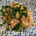 haRu**'s cooksnap of when they made 豚肉と卵とほうれん草の中華炒め.