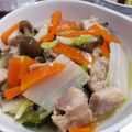 quuumi0702's cooksnap of when they made 白菜たっぷり！鶏モモで無水鍋.