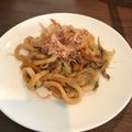 ぷーさん's cooksnap of when they made 子供とお昼に(*´︶`*)簡単焼うどん.