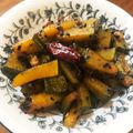 Nilmini's cooksnap of when they made かぼちゃのきんぴら.