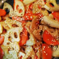 クック8YQSKM☆'s cooksnap of when they made れんこんと人参のきんぴら☆.
