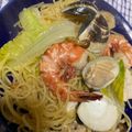 まもくるりん's cooksnap of when they made 春香るはまぐりのペペロンチーノ.