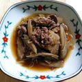 クックQXNV18☆'s cooksnap of when they made 牛ごぼう風牛丼（圧力鍋）.