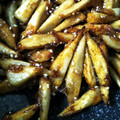 ausdrucks's cooksnap of when they made ごぼうの甘辛炒め.