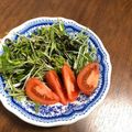 クックYTVW6M☆'s cooksnap of when they made 水菜と塩昆布のサラダ.