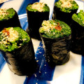わか★'s cooksnap of when they made ほうれん草の海苔巻き.