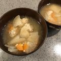 くっくぱんだ♪'s cooksnap of when they made 残ったねぎとろマグロでほっこりつみれ汁☆.