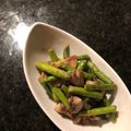 栗丸うさぎ's cooksnap of when they made アスパラとキノコの味噌バター炒め♡.